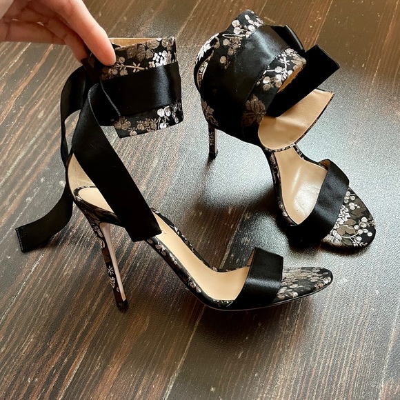 Gianvito Rossi Issa floral jacquard sandals - Picture 2 of 6